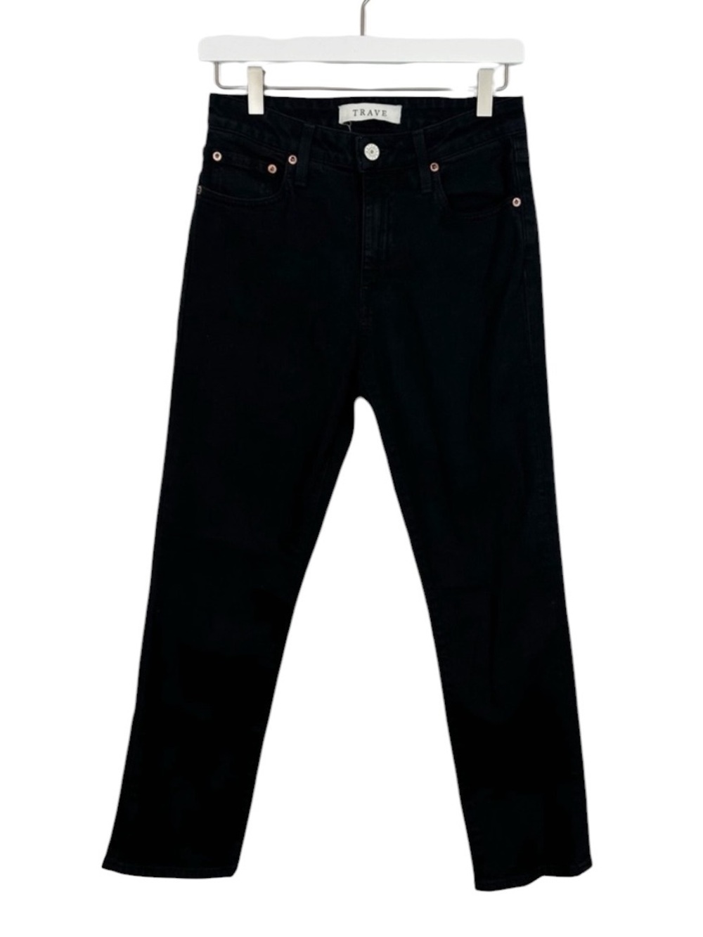 TRAVE Irina Slim Straight Jeans Size 26 Black